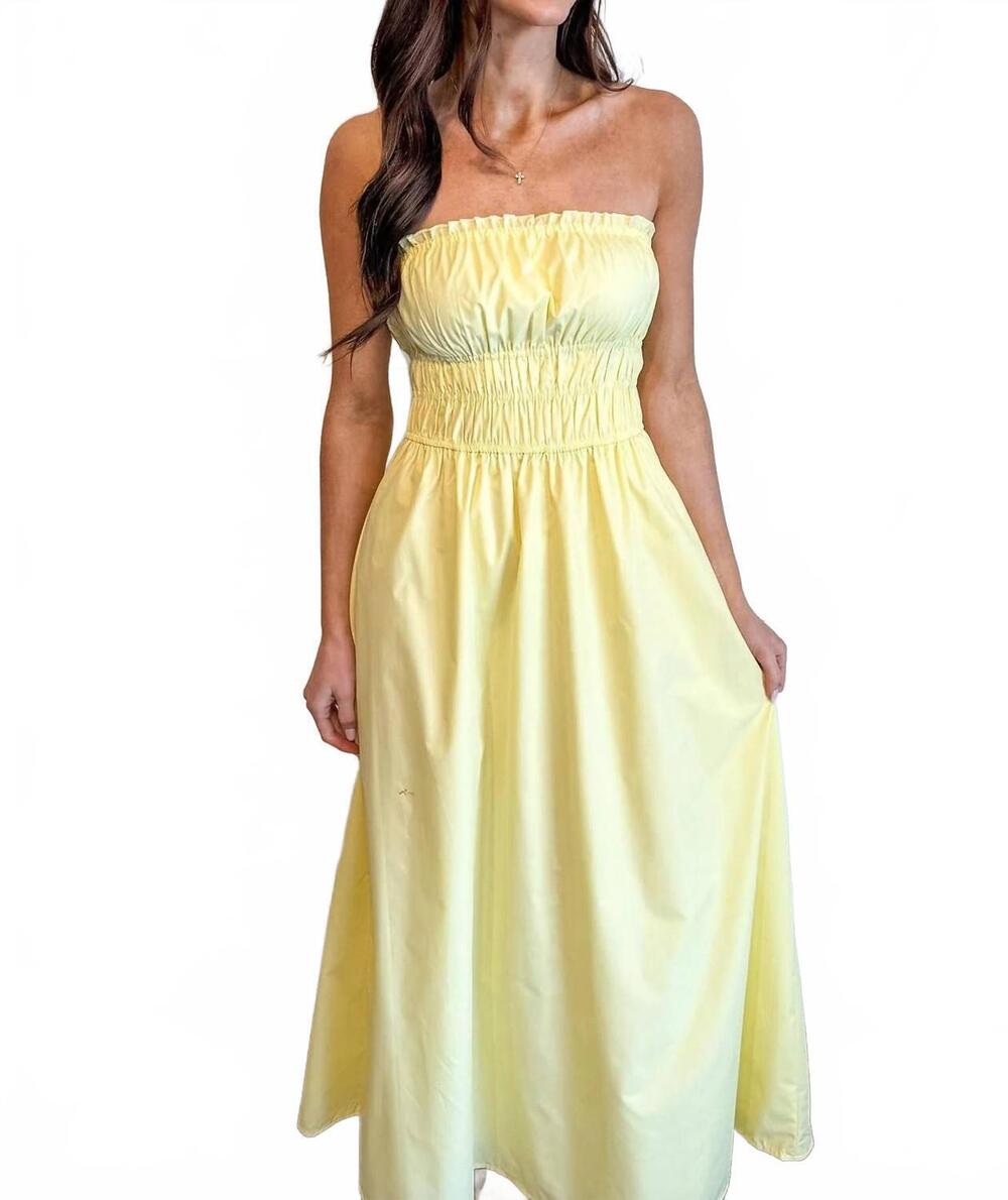 NEW ADELINE lilly maxi dress in yellow